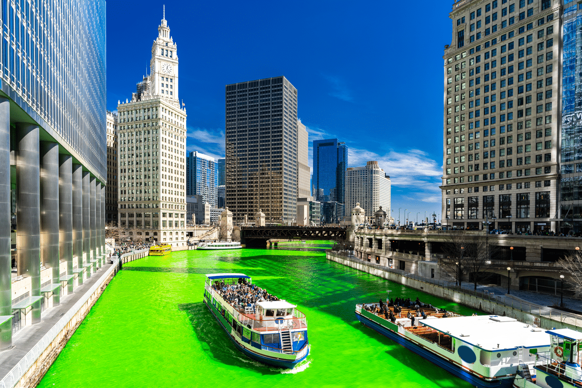 Chicago's Green River St. Patrick's Day History & Boating Guide