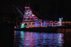 2022 Holiday Lighted Boat Parade Schedule.