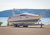 Trailering a Boat.