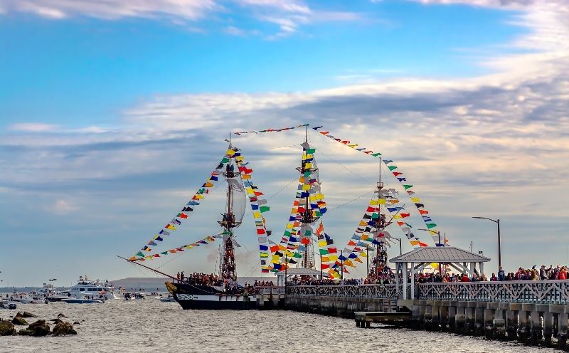 Gasparilla Pirate Festival at Tampa Florida, Ballast Point pier Tampa