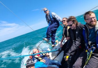 sailing lake michigan with captain Jim